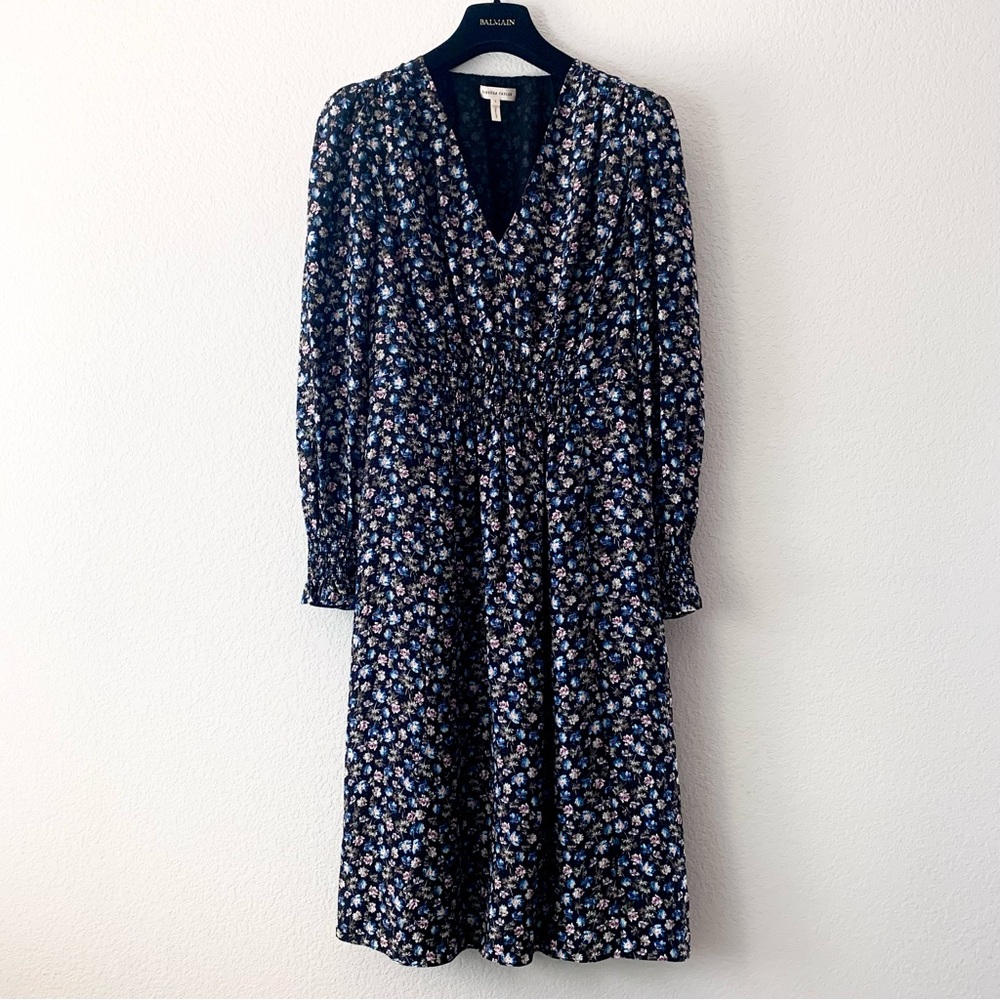 New Rebecca taylor 100% silk ditsy floral dress